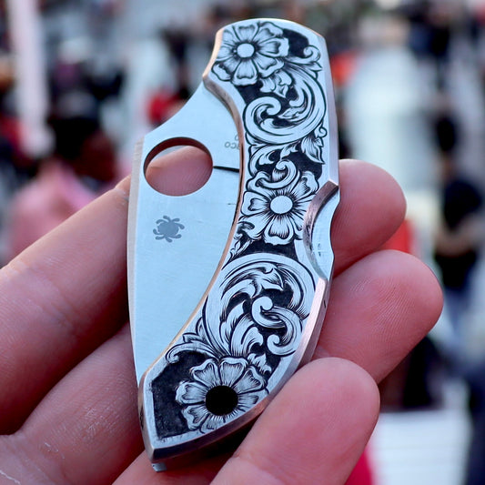 Hand Engraved Knife